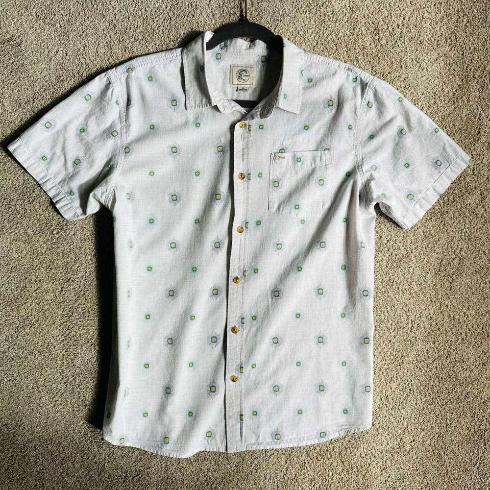 O'Neill Men’s Patterned Casual Button Down Shirt